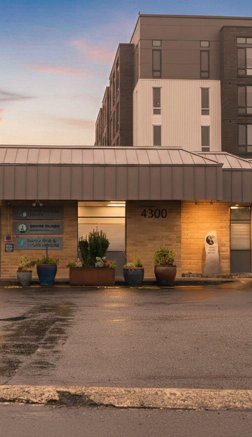 Sound Injury & Electrodiagnostics building exterior at 4300 198th St SW, Lynnwood WA